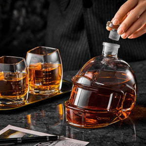 Open image in slideshow, Football Whiskey Decanter
