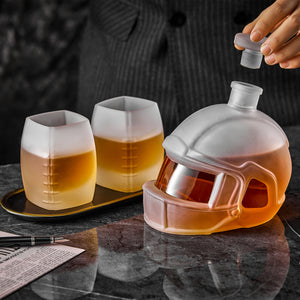 Open image in slideshow, Football Whiskey Decanter
